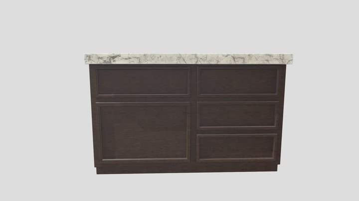 Cabinet Table 3D Model