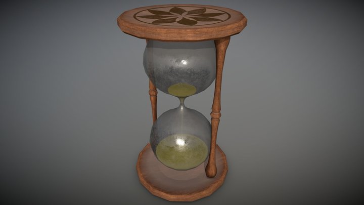 Wooden Hourglass