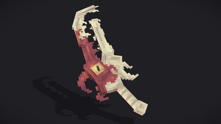 Corrupted sword 3D Model