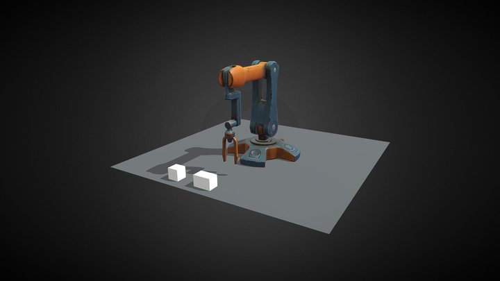 Robot Arm 3D Model