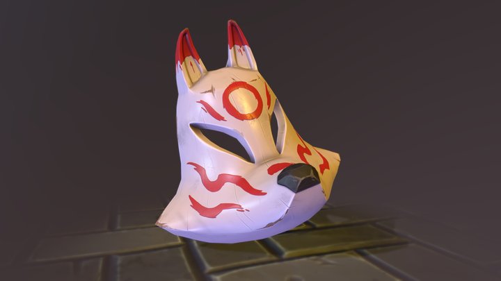 Ocean Goddess' Mask 3D Model