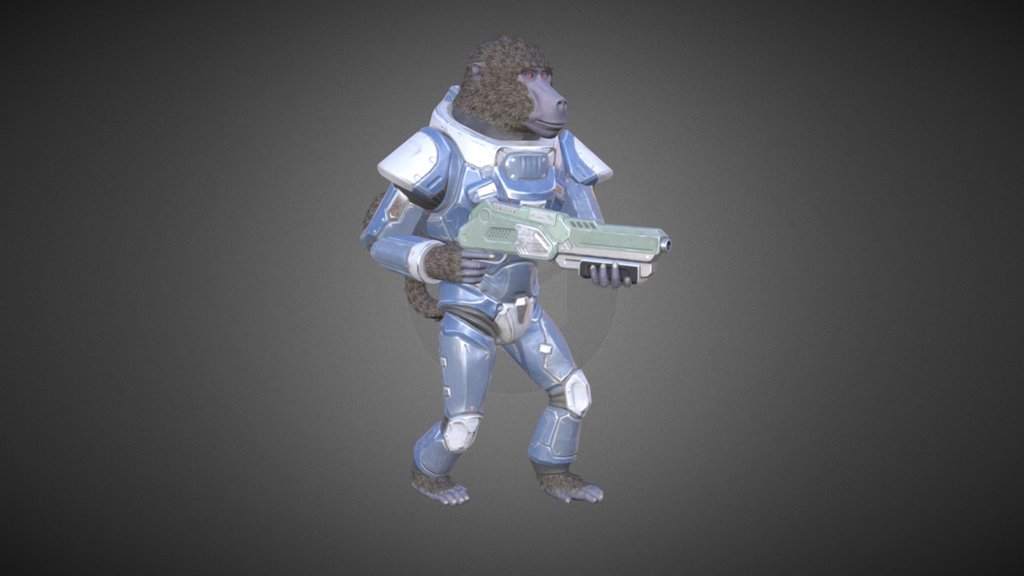 Sci-fi Baboon