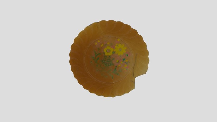 MEMY tea set plate 3D Model