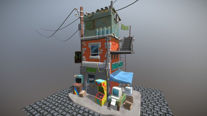 Polycount February 2018 Challenge - Hand Painted 3D Model