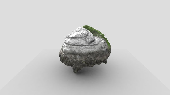 Floating Mountain 3D Model