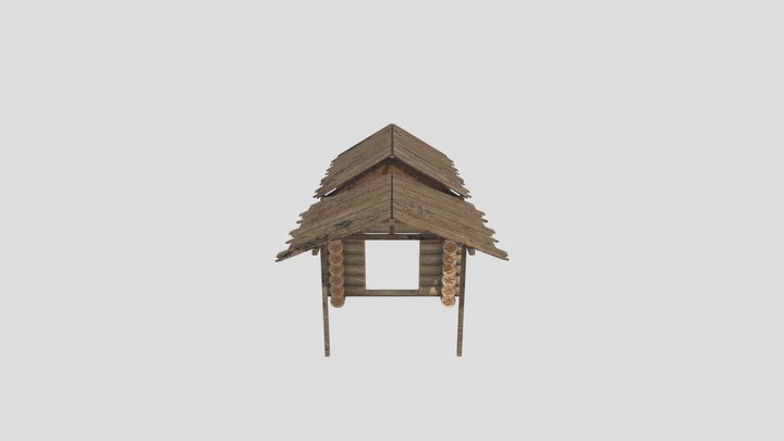 Barn. 3D Model