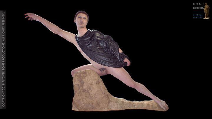 3D rendering of Niobid M3 restoration model