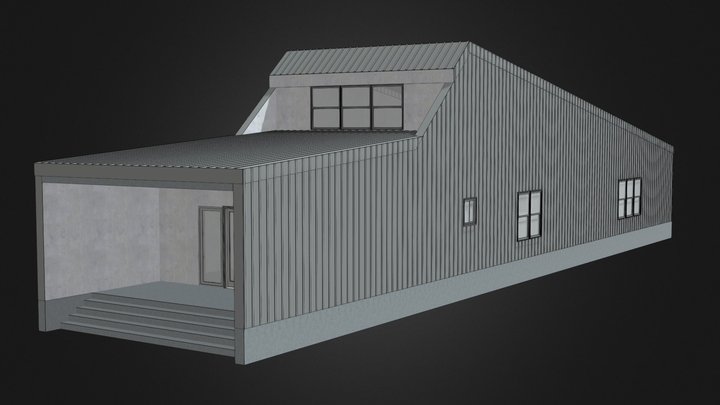 Barndominium House 041 3D Model