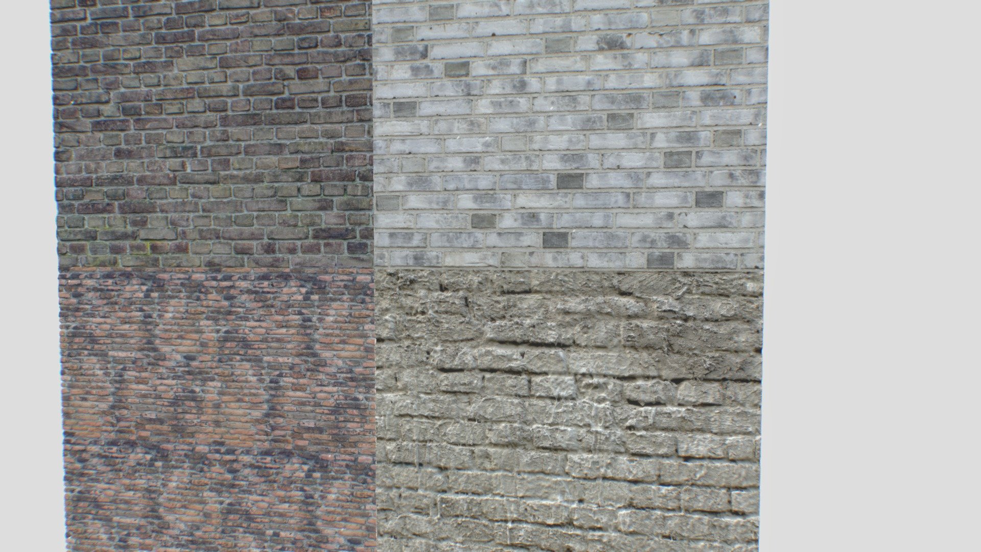 Brick wall textures pack 1 - Buy Royalty Free 3D model by 32cm [4d1c2e1 ...