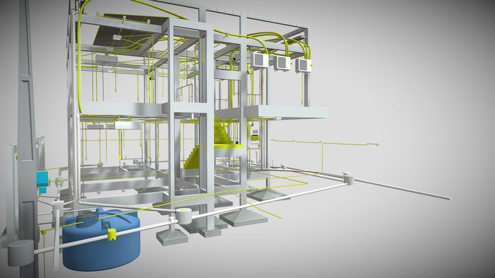 FEDERADO DE INSTALAÇÃO-RESIDENCIA UNIFAMILIAR 3D Model