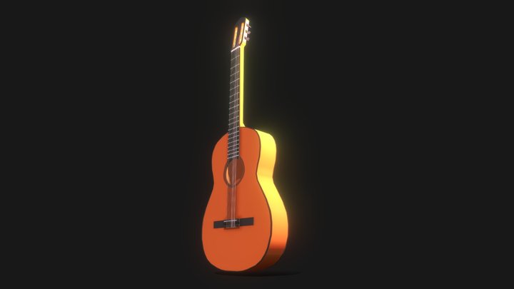 BUAS intake assignment guitar 3D Model