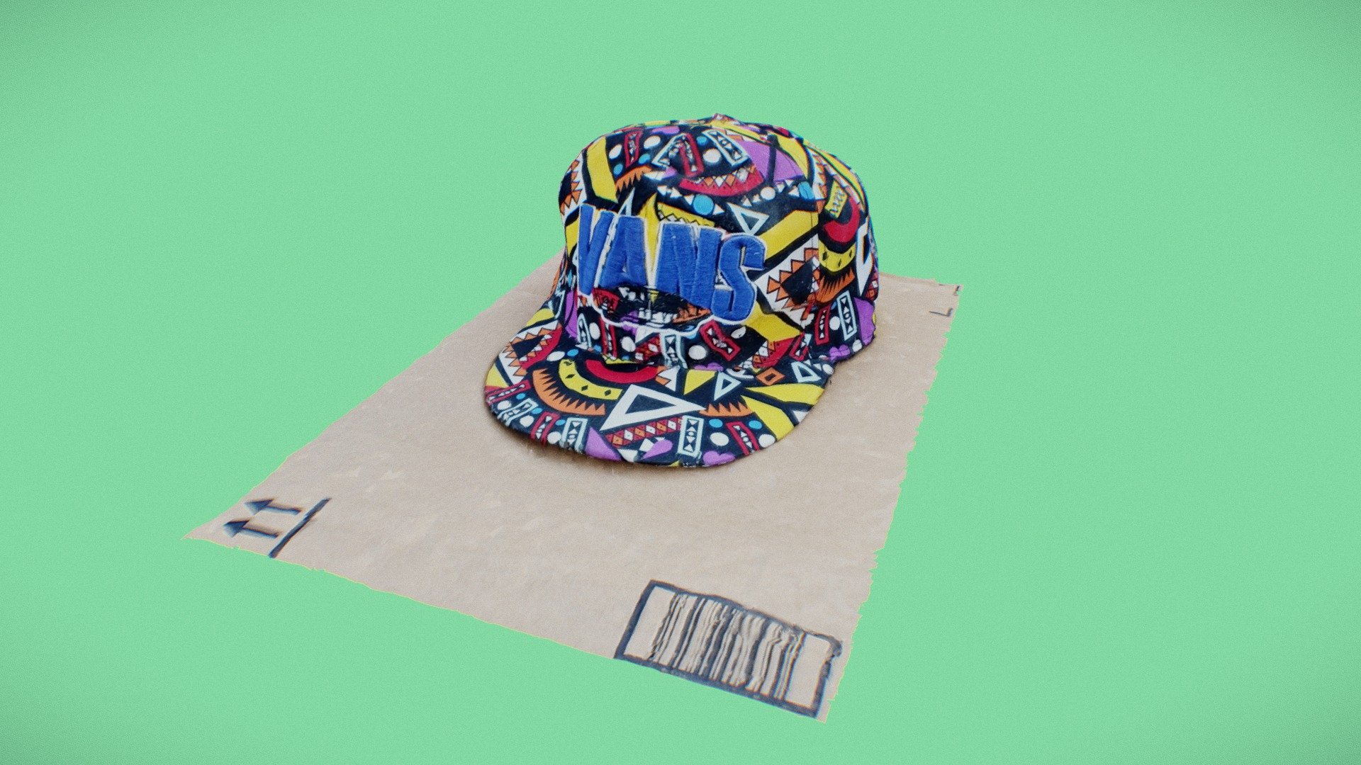 Vans Hat 2 Electric Boogaloo 3D model by defnotdan [4d1dca8] Sketchfab