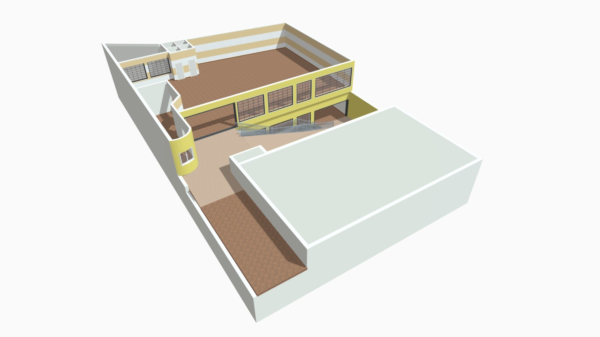 Immobile commerciale Milano — Sketchfab embed 3D viewer