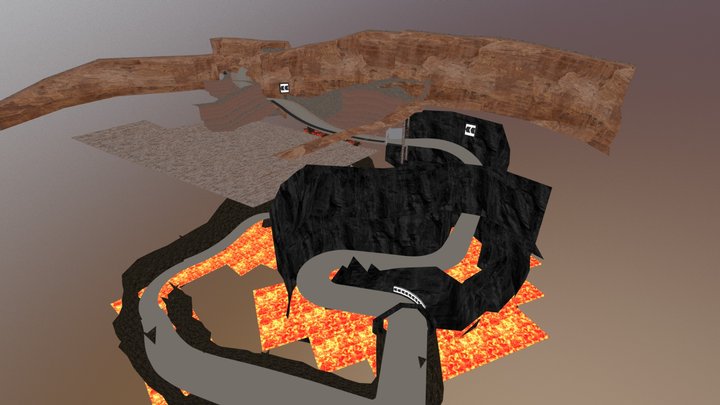Track for BallistiNG - Utah Containment Zone 3D Model