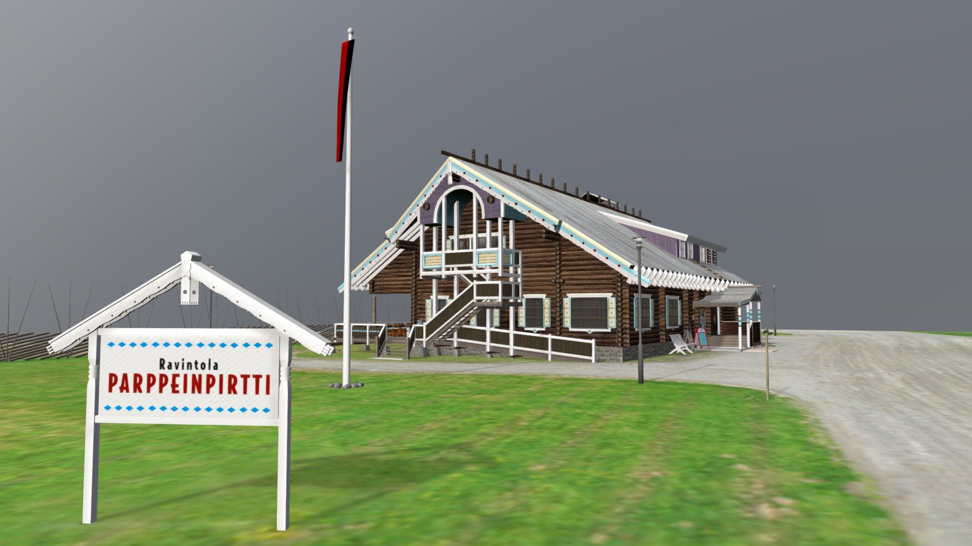Parppeinpirtti — Sketchfab embed 3D viewer