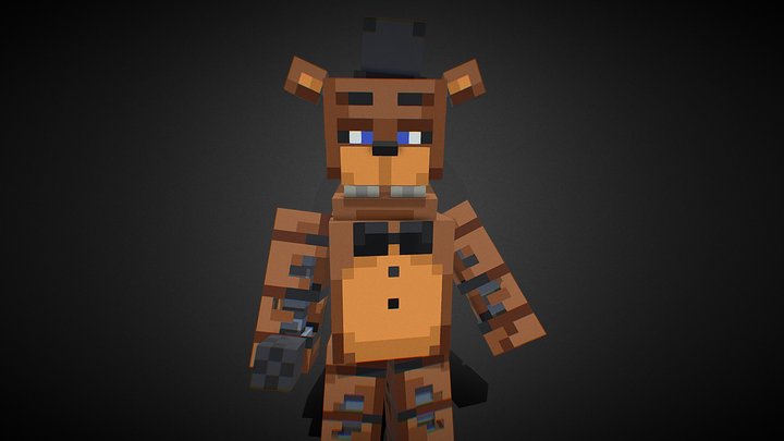 3D Modeling Withered Freddy - 3D Model 