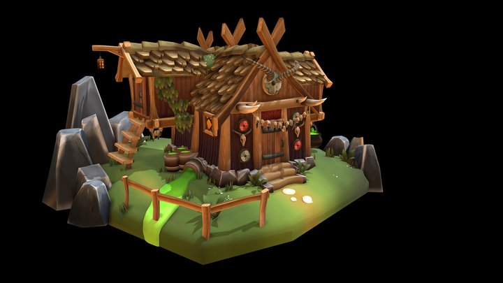 Viking_Scene 3D Model