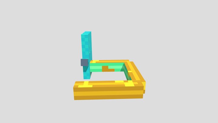 Grab pack Blue Hand 3D Model