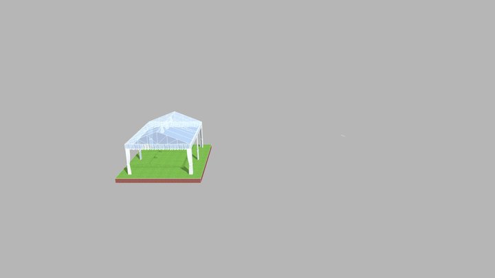 20ft x 26ft Clear Achilles Tent 3D Model