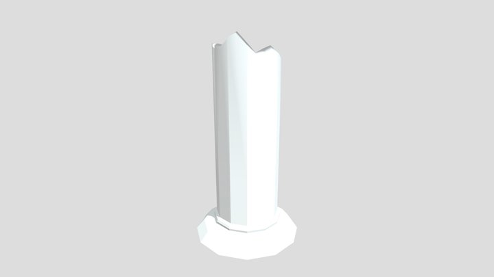 Pillar Broken 3D Model