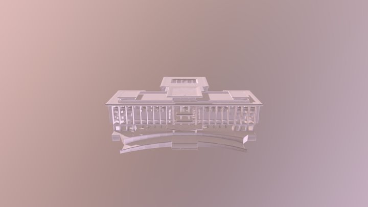 Independence Palace Vietnam - Dinh Độc Lập 3D Model