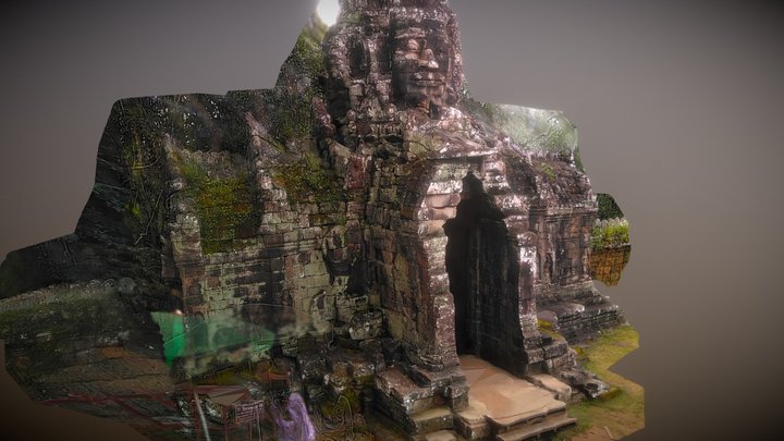 Cambodian temple 3D Model