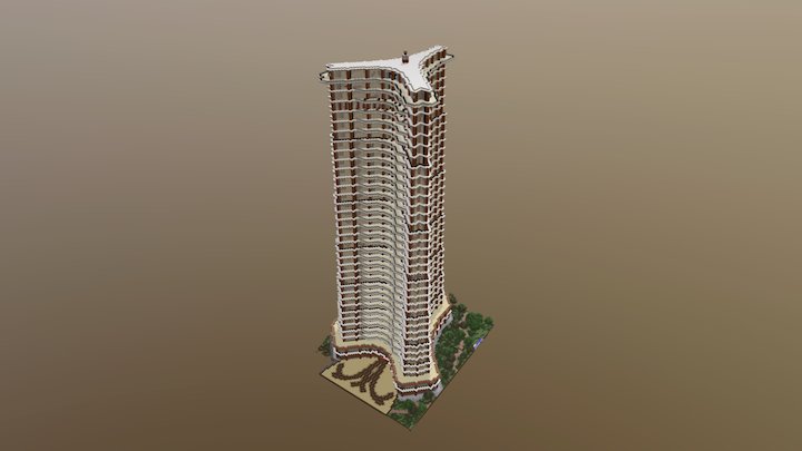 Smattcom Tower | Matt's MineCity 3D Model