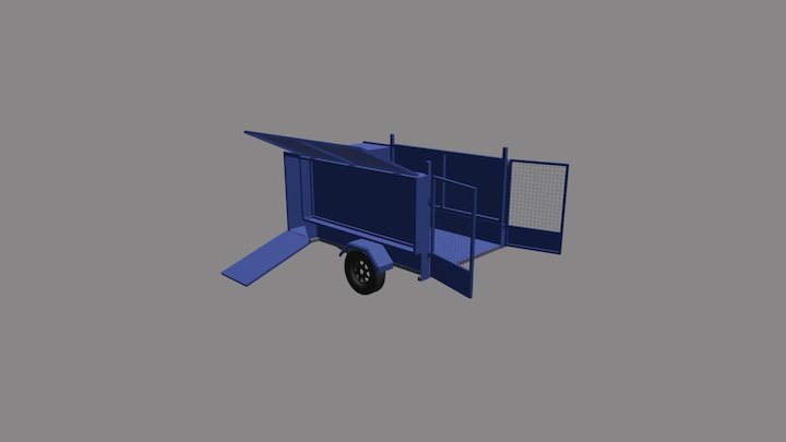 7x5 Mower 3D Model