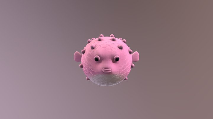 Diodon Fish 3D Model