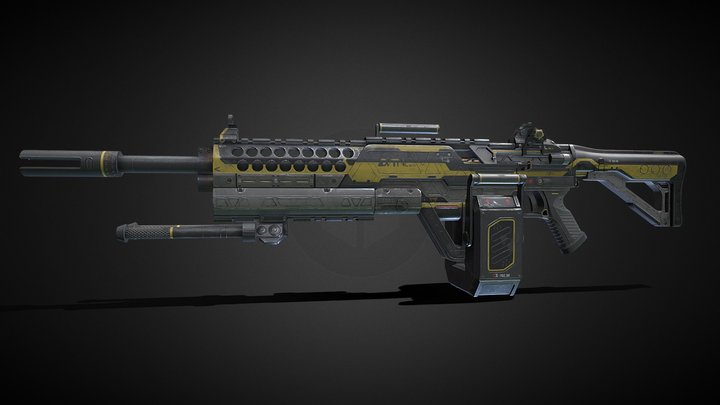 Apex Legends Devotion LMG – Modelo 3D gratuito STL