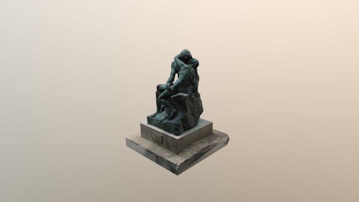 Le Baiser - Rodin 3D Model