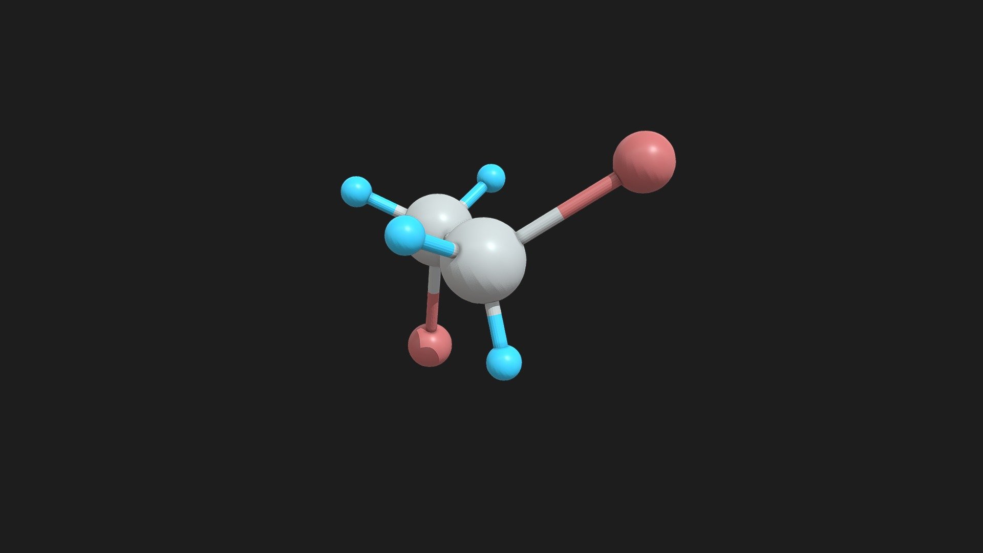 Dibromoethane 120deg Rotation