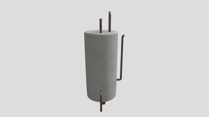 Water Heater Obj 3D Model