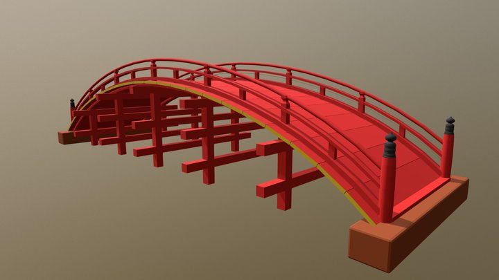 太鼓橋(Taikobashi) 3D Model