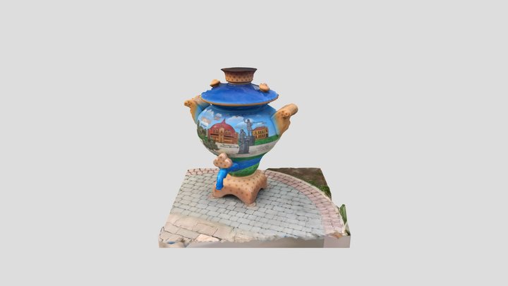 Samovar | Moscow Street Art 3D Model