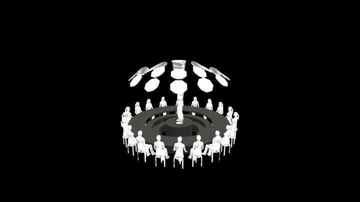 Ring Table 3D Model