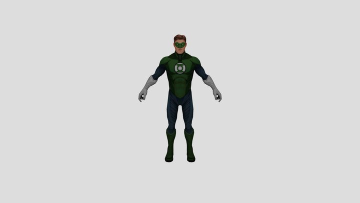 Green Lantern 3D Model