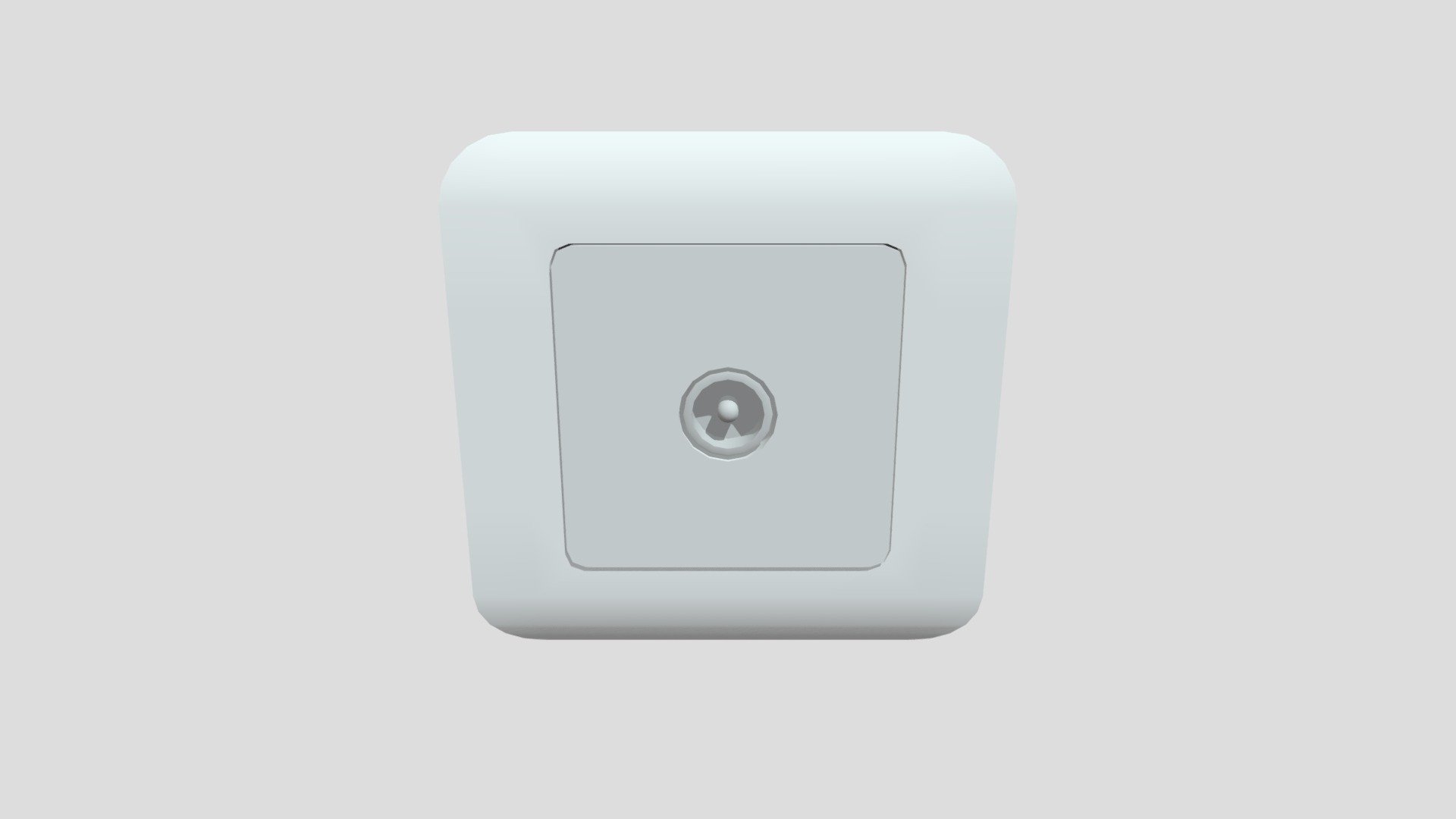 Wall antenna plug Download Free 3D model by [4d28bb2