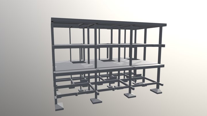 Projeto Estrutural - JG Engenharia 3D Model