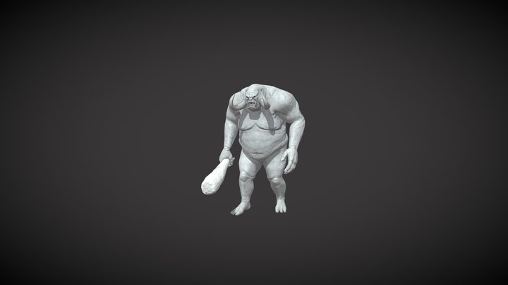 Monster Troll 3D Model