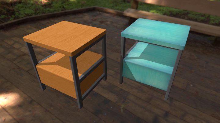 Side_table 3D Model