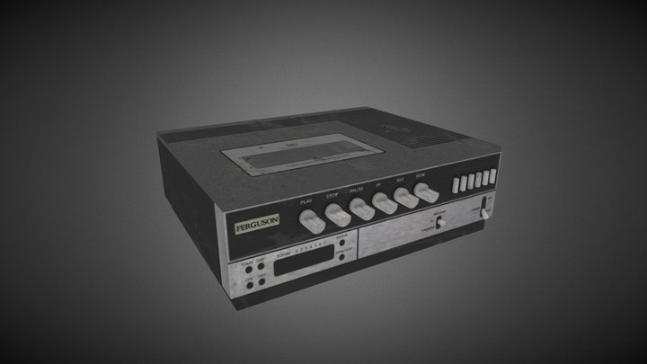Old VCR 3D Model