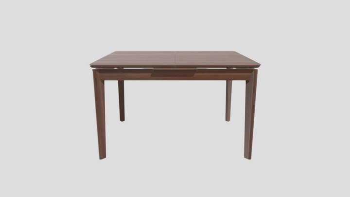 Logan dining table 3D Model