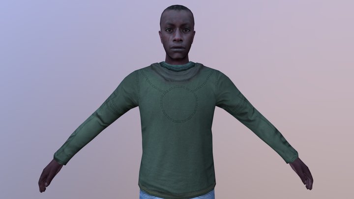 MAN 49 -WITH 250 ANIMATIONS 3D Model