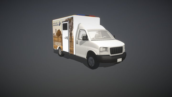 Prototype for Mobile Veterinary Clinic Option 01 3D Model