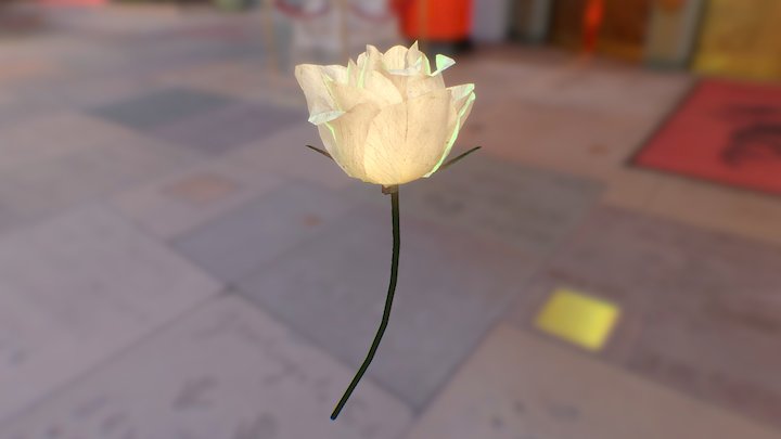 Rose Flower 3D Model