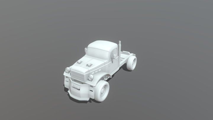 Unfinished Truck Project 1 3D Model
