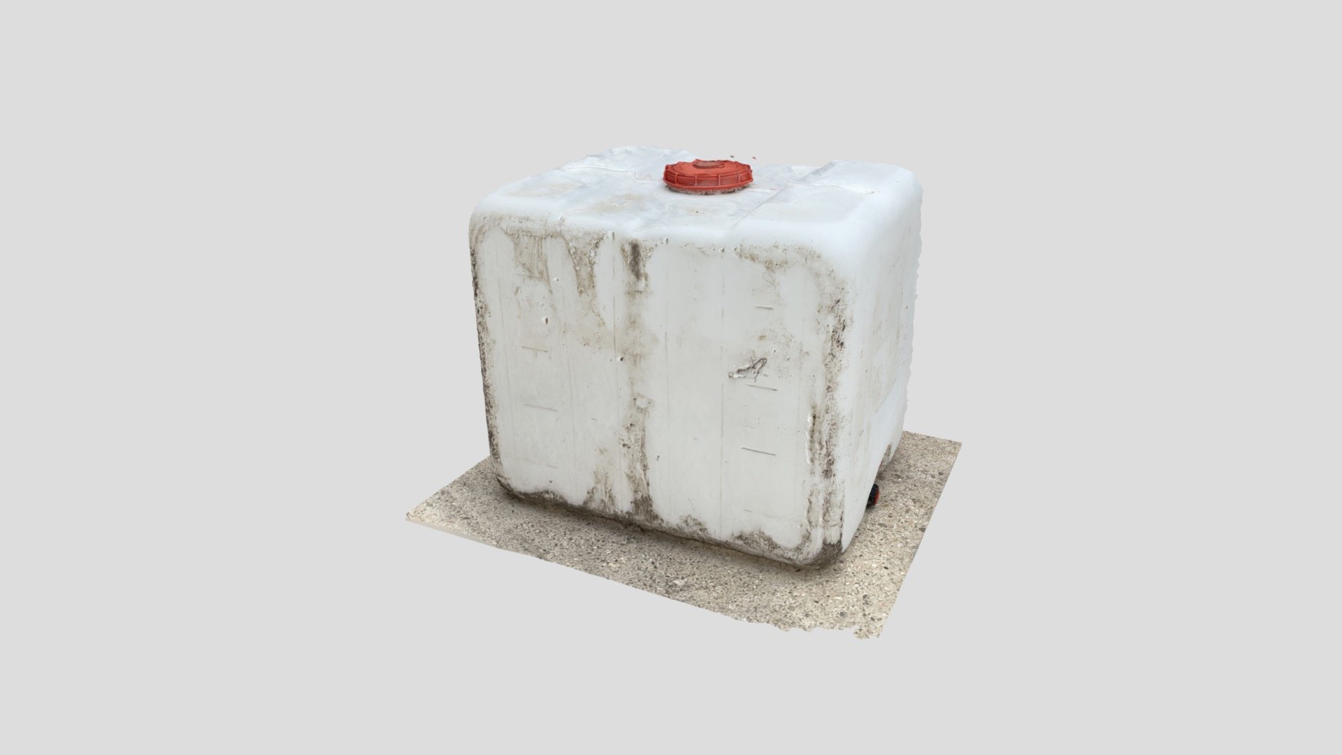 large plastic water tank