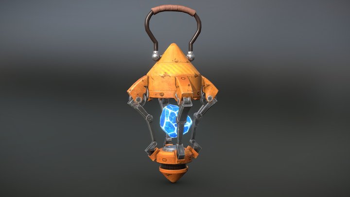 Lamp Sci-fi 3D Model