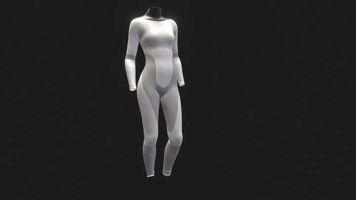 tesla bot female 3D Model